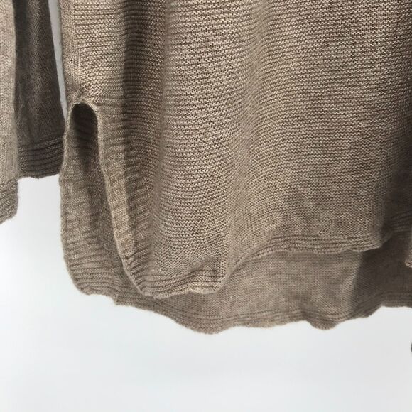 Maya Negri Sweater Womens Medium Tan Wool Blend Long Sleeve Made In Italy - Picture 2 of 9